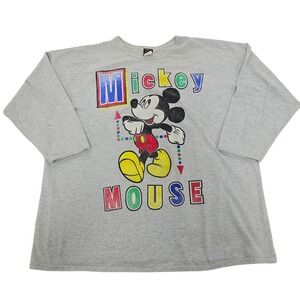 Vintage 90s Mickey Mouse Sweatshirt Mickey Unlimited USA Made‎ Mens 2X